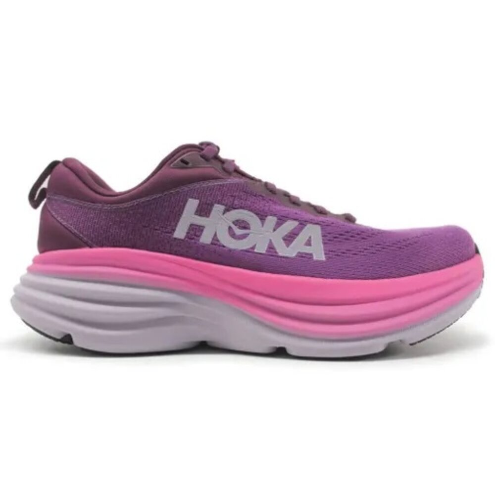 Hoka Bondi 8 Beautyberry/Grape Wine 7.5